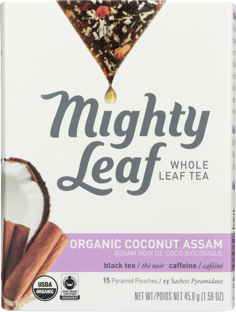 Mighty Leaf Tea Black Tea - Organic Assam Estate - Case Of 6 - 15 Count