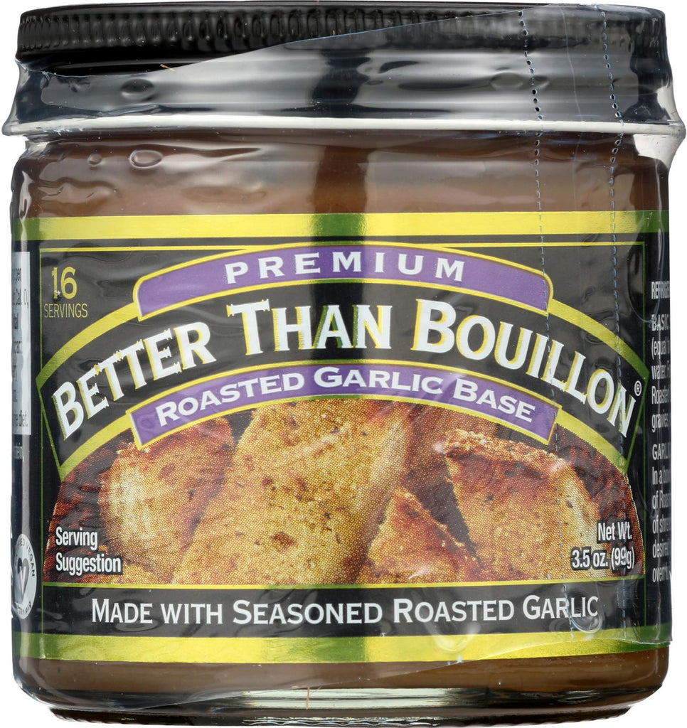 Better Than Bouillon Seasoning - Roasted Garlic Base - Case Of 8 - 3.5 Oz.