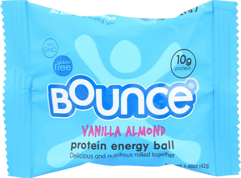 Bounce Energy Balls - Vanilla Almond - Case Of 12 - 1.48 Oz.