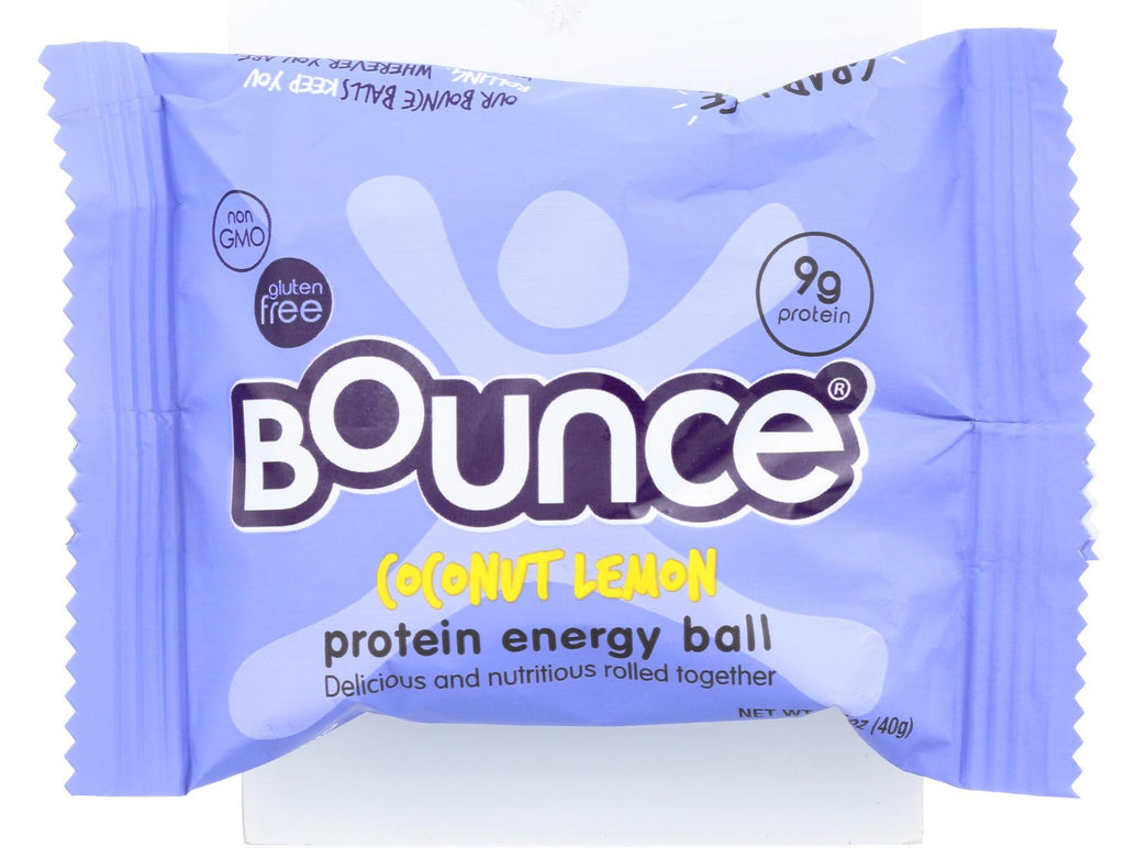 Bounce Energy Balls - Coconut Lemon - Case Of 12 - 1.48 Oz.